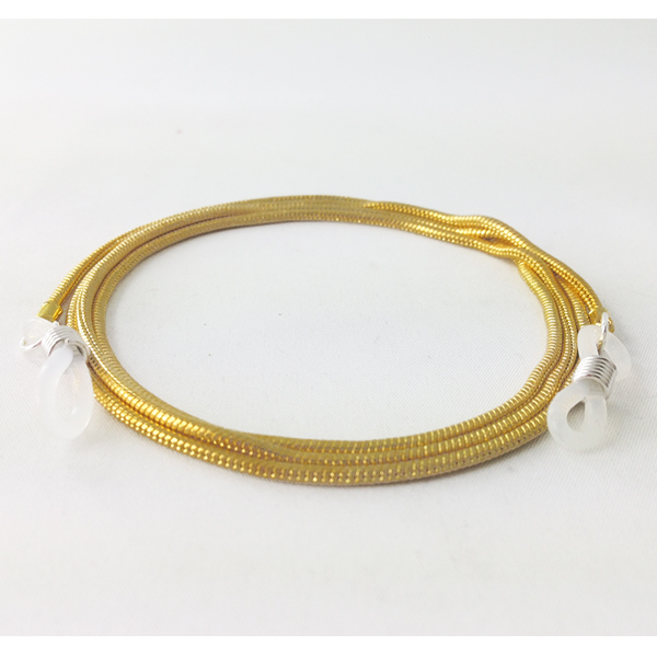 Gold-coloured glasses cord