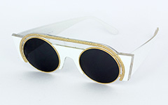 Exclusive, special sunglasses in white - Design nr. 1043