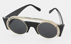 Exclusive, special sunglasses in black and gold - Design nr. 1045