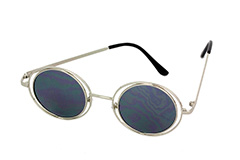 Lovely round silver Lennon sunglasses  - Design nr. 1112