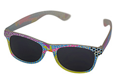 Wayfarer sunglasses in coloured unisex design - Design nr. 1146
