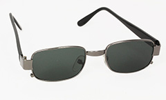 Masculine silver square sunglasses