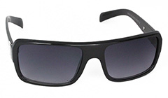 Black sunglasses with metal details - Design nr. 3093
