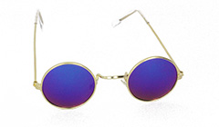Gold metal sunglasses for kids