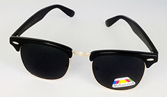 Black clubmaster polaroid sunglasses - Design nr. 3176