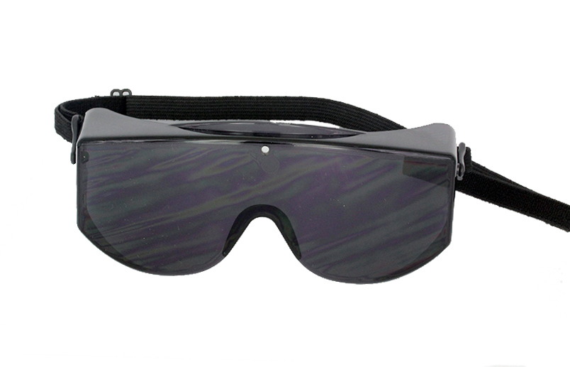 Protective sunglasses with elastic