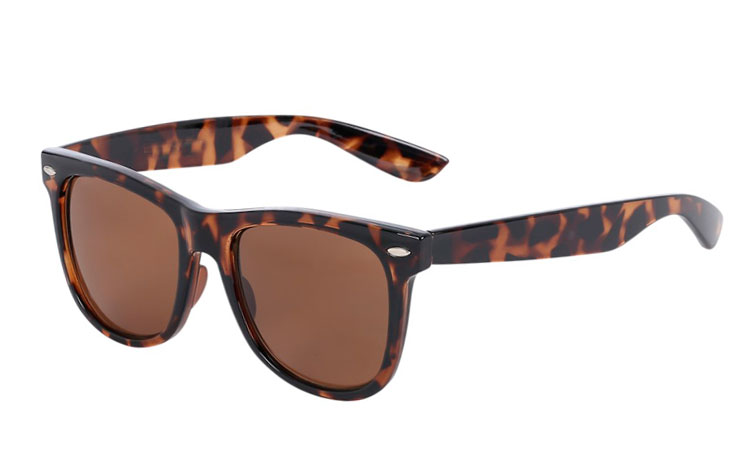 Wayfarer with brown lenses