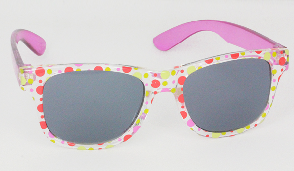 Sunglasses for kids with pink rods