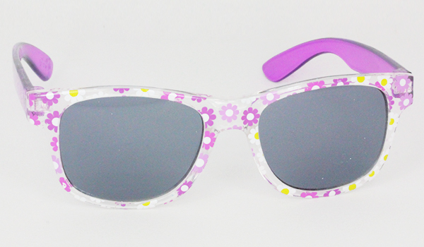 Girls sunglasses with flower patterns