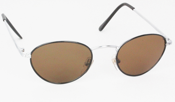 Black and silver sunglasses with metal rods