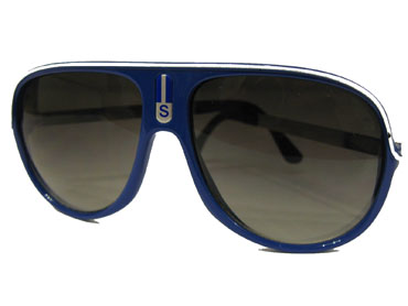 Blue aviator sunglasses