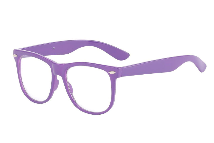 Purple glasses, non-prescription
