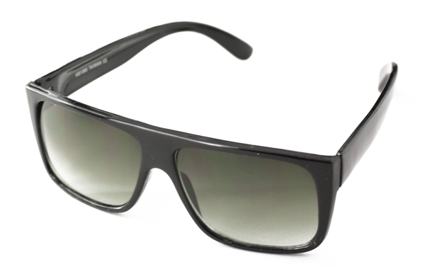 Black macho sunglasses in simple design