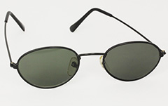 Oval unisex sunglasses in black - Design nr. 3010