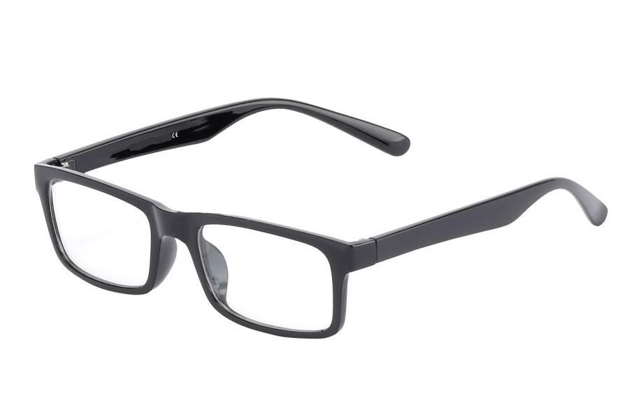 Black non-prescription glasses - Design nr. 3016