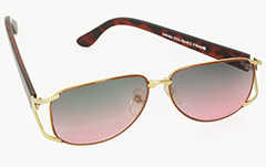 Hippie ladies oversize sunglasses in metal - Design nr. 3027