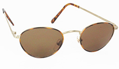 Oval fashion sunglasses with metal rods - Design nr. 3119