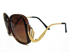 Large sunglasses in brown - Design nr. 537