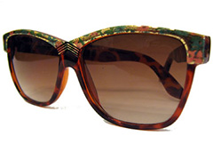 Retro sunglasses with flowers - Design nr. 683